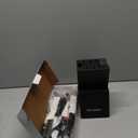 16 Pieces Kitchen Knife Block Set with Cutting Board, German Stainless Steel Knife Set with Sharpener, Dishwasher Safe, Anti-Slip Handle, 6 Steak Knives, Black