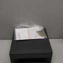 Outdoor Modern Post Light,7.87" Fence Deck Post Lights Hard Wired Square Pillar Lamp Waterproof 3000K Luxury LED Lighting Outside for Flat Surface Patio Garden Decoration (High Voltage Wired)