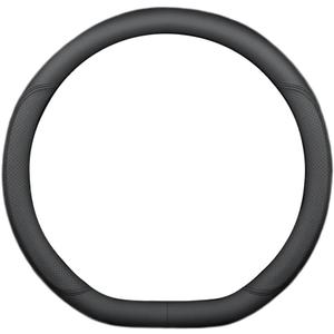 Leather Car Steering Wheel Cover for Jaguar XK XK8 XKR F E I Pace XE XF XJ L Breathable Anti-Slip Steering Wheel Protector Cover Interior Decor Accessories,All Leather-B-Type-D