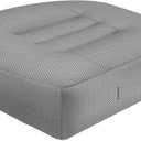 15.7x15.7 inch Adjustable Thicknes Universal Booster seat Cushion Portable Design Breathable mesh Design Improve Vision Improve Sitting Posture Stress Relief Driving Office Family Outdoor-Gray