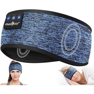 Sleep Headphones | Bluetooth 5.4 Headband | Wireless Earbuds Earphones Sweat Resistant with Ultra-Thin HD Stereo Speaker, Headphone Band for Side Sleepers Workout Running Tech Gadgets Unique Gifts