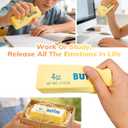 New Butter Squishy Slow Rising Stress Relief Toy, Realistic Butter Stick Squeeze Toy, Soft PU Foam Fidget Toy for Anxiety & Sensory Relief, Cute Desk Decor for Kids & Adults, Office & School(1PCS)
