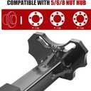 8629 Wheel Hub Removal Tool, Wheel Bearing Removal Tool, Wheel Hub Removal Tool, Replace for ATD Tools. Compatible with All Axle Stud Hubs with 5, 6 and 8 Bolts, with Nuts and Washers
