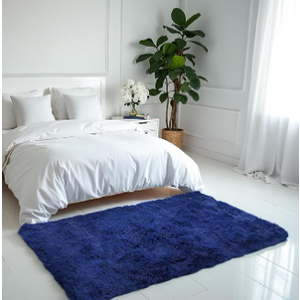 Eviva 6x9 Area Rugs for Living Room Grass Green  Fuzzy Rug, Washable Rugs for Bedroom, Soft Area Rugs W Plush Feel  Shaggy Rug - Kids Rugs & Girls Bedroom Rug for Cozy & Modern Home Decor