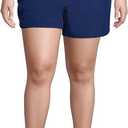 Quick Dry Elastic Waist Board Shorts Swim Cover-up Shorts, XL, Deep Sea Navy
