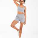 ALLZERO Women's Running Shorts 5" Quick Dry Lightweight Athletic Workout Shorts with Zip Pockets Hiking (XL)