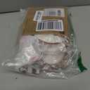 Organic Nursing Pads - 14 Washable Breast Pads for Breastfeeding, Wash Bag, Viscose Derived from Bamboo Reusable Nipple Covers for Breastfeeding Essentials, Soft & Absorbent (Lovelle, M 3.9")