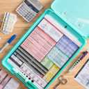 Tribe RN Nursing Clipboard with Storage - Medical Clipboard Nursing Essentials for Nurses and Nursing Students School Supplies with Quick Access Reference Guide (Pink)