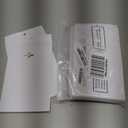 Teling 50 Pcs 5 x 7.5 Manilla Envelopes Clasp Kraft Catalog with Closure for Storing Mailing 28 lb Kraft Envelope Paper for Office Document School Business Home(White)