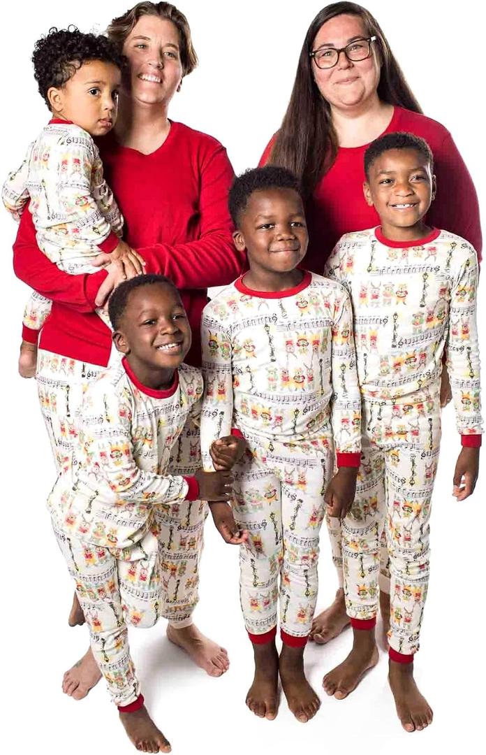 10 x Burt's Bees Baby Matching Family Jammies, Organic Cotton, Holiday Pajamas