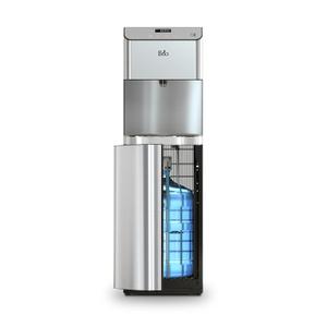 Brio Moderna Touchless Bottom Load Water Cooler Dispenser - Self-Cleaning, Motion Sensor, Tri Temp Dispense, Child Safety Lock, Holds 3 or 5 Gallon Bottles, Digital Display and LED Light, (Stainless Steel)