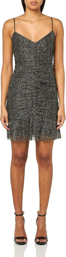 GUESS Women's Sleeveless Jordana Dress (6, Jet Black Multi)
