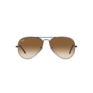 Ray-Ban Unisex Rb3025 Classic Aviator Sunglasses, Gold Black/G-15 Green, 58 mm