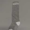 EPEIUS Knee High Socks with Non-Slip Grip,Toddler Athletic Stripe Team Tube Socks Kids Boys Girls 5-Pack