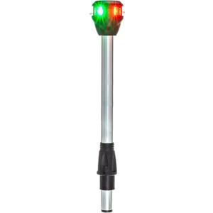 attwood NV6LC2-10-7 Marine Bi-Color LightArmor LED Navigation Pole Light, 10-Inch, Red/Green