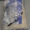 Cream Linen Back Tab Curtains 84 Inch Length for Living Room 2 Panel Set Neutral Modern Farmhouse Window Privacy Semi Sheer Linen Drapes Rustic Pinch Pleated Look Curtain Natural Ivory Colored