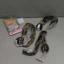 3 Pcs of Blonde/Black 16" Extensions, Black to Light Blonde Balayage Natural Hair  + 2 Pcs Wig Cap + 1 Pack Eyelash Extensions