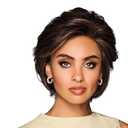 GABOR MAKE A STATEMENT Layered Modern Chin-Length Bob Wig, Designer Series by Hairuwear, Average Cap Size, GF12-22SS Cappuccino