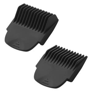 2 Pack Clipper Guards Combs for Manscaped The Lawn Mower 4.0 Groin Hair Trimmer, Adjustable 1/8-1/2 inch Cutting Guides Replacement Compatible with Manscaped 4.0 Only, Black Coded