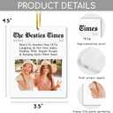 The Besties Times Acrylic Ornament 2025, Acrylic Picture Frame Ornament, Christmas Gift for Women Best Friend, DIY Christmas Photo Frame Keepsakes for Tree Decorations, Friendship Gifts for Women