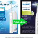 Philips Sonicare ProtectiveClean 6100 Rechargeable Electric Toothbrush, with Pressure Sensor, 3 Cleaning Modes, SmarTimer and QuadPacer, 14-Day Battery Life, Travel Case, White, Model HX6877/21