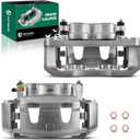 Set of 2 Front Side Brake Caliper Assembly Replacement for Ford F-250 F-350 E-250 E-350 E-450 Econoline Super Duty