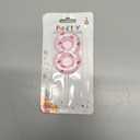 Cherry 8th Birthday Candles,Number 8 Candle for Cake,Red Glitter Fruit Theme Sweet Cherry Cupcake Picks for Baby Shower Kids Birthday Party Decorations Supplies