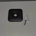 RAINREVIVE Replacement Escutcheon Plate, Compatible with Moen Genta LX Posi-Temp, for One-Handle Tub and Shower Faucets, Single Metal Square Shower Escutcheon Kit, Matte Black