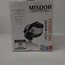 Luqeeg Electric Tortilla Press, Anti Stick Electric Roti Maker Machine Pizza Machine with 10in Knob Temperature Control & Stainless Steel Cover for Cooking