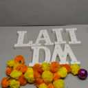 7 Pcs Diwali Light Letters with Artificial Marigold Flowers String Letters Diwali Battery Powered Sign Diwali Decor for Indian Home Table Decoration