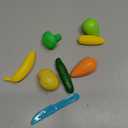 Click to see full view Playkidz: Fruit and Vegetables Basket Pretend Play Kitchen Food Educational Playset with Toy Knife, Cutting Board 7