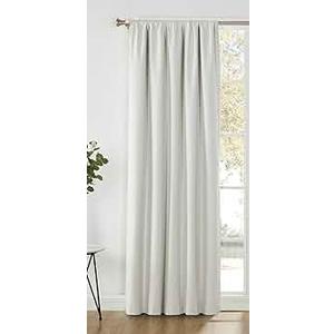 SUNBLK TOTAL BLACKOUT rod pocket back tab panel  Contains 1 Panel 52"/84"