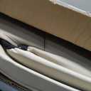 Beige Thick Nappa Leather Automotive Front Car Seat Covers Set of 2