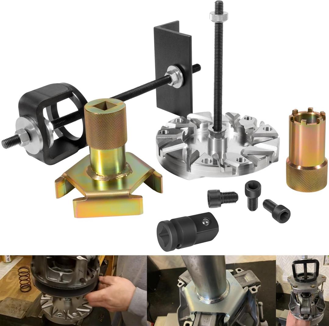 Complete Primary Clutch & Secondary Service Tools Kit Fit for All Years Polaris RZR 1000, Ranger 900/1000, Polaris General 1000, & 2016-2021 RZR Turbo