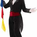 Rubies Magician Tailcoat Jacket for Kids, Boy's Medium (Black, M)