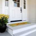 Long Doormat 48x 16 inch Front Door Mat Palm Leaf Doormat Door Mat Welcome Mat for Front Door Porch Entrance Decor