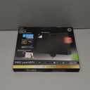 GE Ultra-Thin Amplified TV Antenna, 4K Ready 1080P Digital HDTV UHF VHF, Long Range Indoor TV Antenna, Amplifier with LTE Filter, Reversible Black/White Finish, 48862