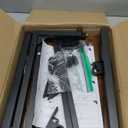 Tv Tray Table, 8Level Adjustable Height Couch Side Table，90° Tilt Angle Adjustments CShaped End Table, with Phone & Tablet Slot Sofa Computer Desk for Couch, Sofa, Bed, Chair, Living Room (Brown)