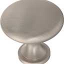 Franklin Brass Mushroom (10-Pack) Cabinet Knobs | Satin Nickel Handles for Dresser Furniture Drawers/Kitchen/Door/Bathroom | 1-3/16" P42354Z-SN-B