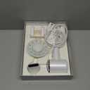 Tideway Hair Dryer, Blow Dryer with Diffuser, Ionic Professional High-Speed 1500W Low-Noise, 110,000 RPM Brushless Motor, Fast Drying, Travel Compact for Women & Men (White)