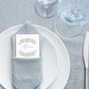 80lb White Linen Textured 4" x 9" Business Note Cards - 100 Blank Cards for Menu Cards, Program Cards, Rack Cards