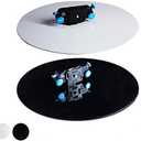 20PCS White Acrylic Round Circle, White Acrylic Round Disc, Round Sheet, Lucite Circle Round Disc 1/8" Thick (White, 2")