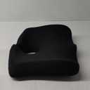 Cushion Lab Patented Pressure Relief Seat Cushion for Long Sitting Hours on Office & Home Chair - Extra-Dense Memory Foam for Soft Support. Car Pad for Hip, Tailbone, Coccyx, Sciatica - Black