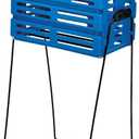 Tourna Ballport Tennis Ball Hopper Holds 80 Balls Durable and Lightweight Blue