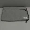 Solo New York Laptop Bag Sleeve for Women & Men - Travel Case for Computer & Tablet, Fits up to 15.6" Laptops, Fully Padded, Lightweight Construction, Durable Zippers - Re:Focus, Gray