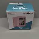 Iceblue Skincare Fridge with Viewing Window, 4L Compact Small Fridge for Bedroom, Car, Office & Dorm, Mini skincare fridge for Beauty Essentials & Beverages (Black)