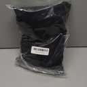 Haloumoning Girls Cargo Pants Casual Baggy Wide Leg Elastic Waist Jogger Trousers with Pockets 5-14 Years (Black)