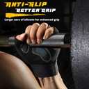FREETOO Workout Gloves for Men, Weight Lifting Gloves with Full Palm Protection, Ultra Ventilated, Cushion Pads and Silicone Grip (Black, X-Large)