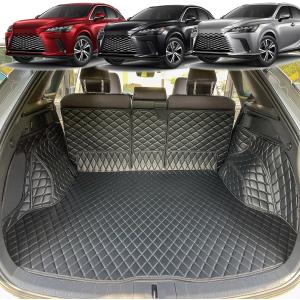 Cargo Mat for 2023-2026 Lexus RX350 RX350H RX450H RX500H Trunk Mat and Rear Backrest Mat Cargo Liners All Weather Anti-Slip
