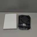 Suptek Wall Outlet Shelf 2 Pack,Home Wall Shelf Organizer for Outlets,Perfect for Bathroom, Kitchen, Bedrooms,Hold Cell Phone,Speaker up to 20lbs,With Cable Management and Detachable Hooks,Black(S3B2)